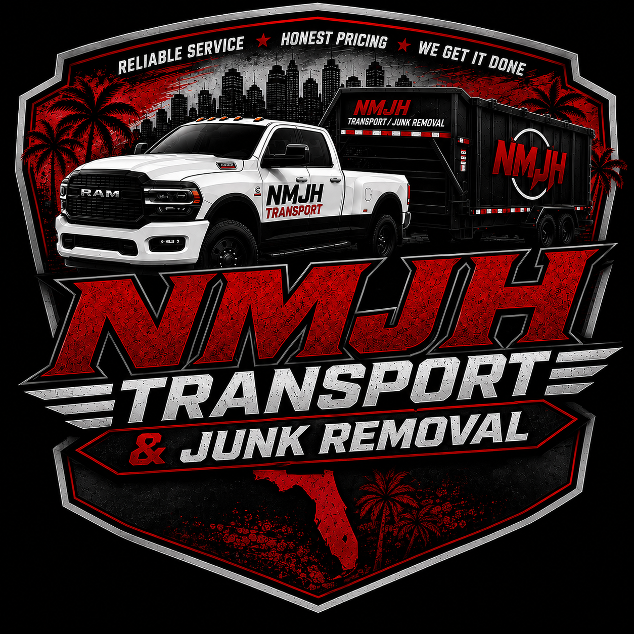 NMJH Transport & Junk Removal logo